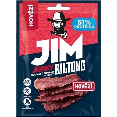 Jim Jerky prémiové biltong hovězí 20 g