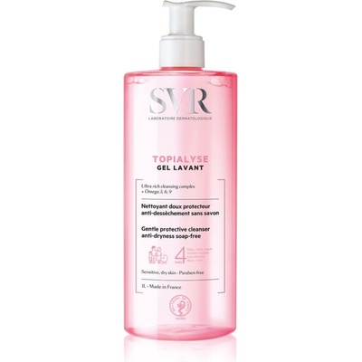 SVR Topialyse čistící gel pro suchou a citlivou pokožku (Anti-Dryness, Soap-Free) 1000 ml