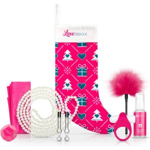 LoveBoxxx Christmas Stocking Set Pink