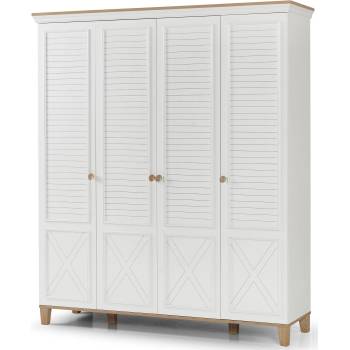 Гардероб Atlas 4D Бял