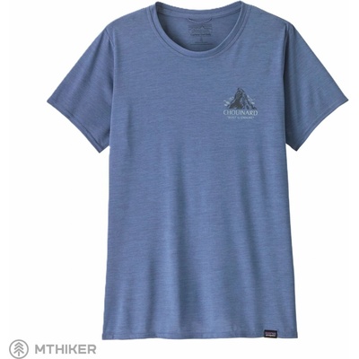 Patagonia Cap Cool Daily Graphic Shirt Lands dámske tričko Chouinard Crest: Current Blue X-Dye