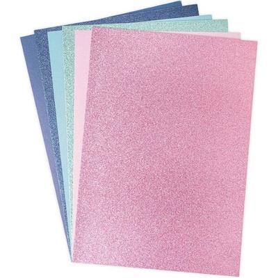 Sizzix Třpytivý papír sada A4 mix barev 250g/m2 60ks