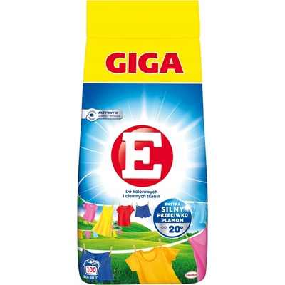 E Color prací prášek na barevné a tmavé prádlo 5,5 kg 100 PD
