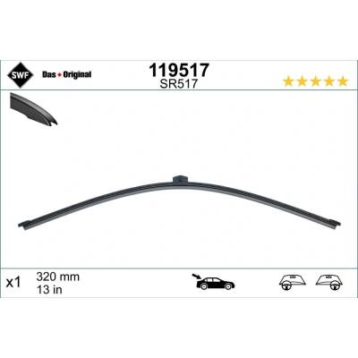 SWF Visioflex Rear 335 mm 119517