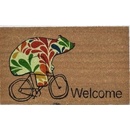 Home Elements WELCOME Medvěd na Kole hnědá 40 x 60 cm