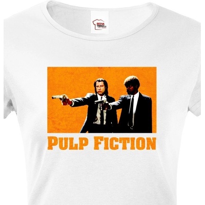 Bezvatriko.cz 0848 Canvas Pulp Fiction Bílá – Zbozi.Blesk.cz