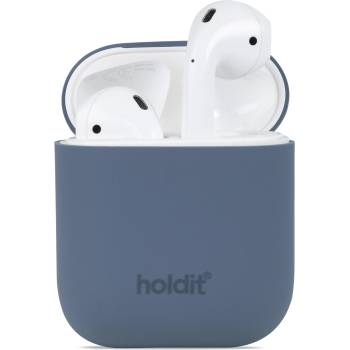 Image 1 of Holdit Kaлъф Holdit Silicone Case за AirPods 1/2 - Pacific Blue