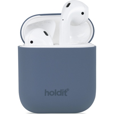Holdit Kaлъф Holdit Silicone Case за AirPods 1/2 - Pacific Blue