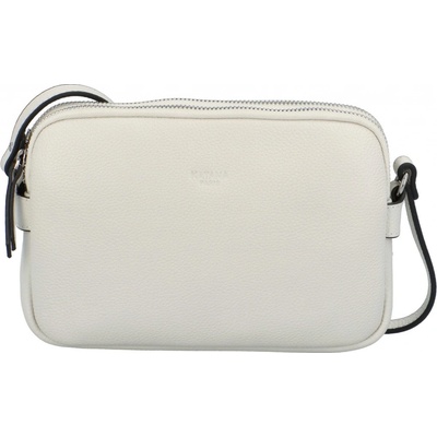 Katana dámska kožená crossbody kabelka Prina biela