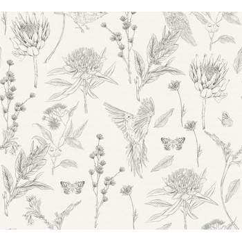 A. S. Création Влизелинов тапет за стена drawn into nature 39429-2