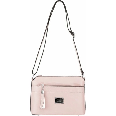 WENDY dámska crossbody koženková kabelka ružová