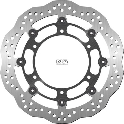 NG přední brzdový kotouč HYOSUNG GV 700C 05-09, GV 650 AQUILLA 04-18, ST-7 10-15, YAMAHA WR 250X 08-14 (300X132X5mm) (6X8,5mm) WAVE plovoucí