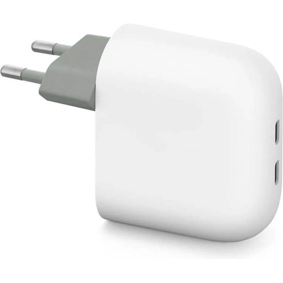 Google Оригинално Зарядно Google Pixel 67W 2xUSB-C GA09856, Бял (GA09856-EU)