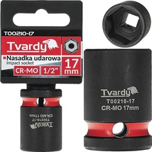 Tvardy Rázová hlavica 1/2" – 17 mm, krátka, CR-MO