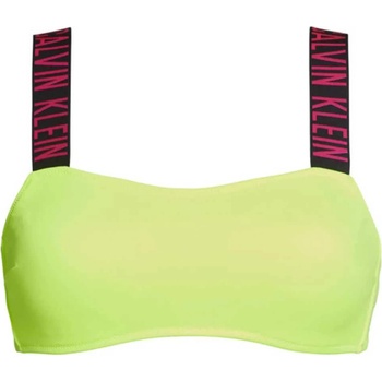 Calvin Klein Bandeau bikini top - Yellow (Safety Yellow)