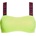 Calvin Klein Bandeau bikini top - Yellow (Safety Yellow)
