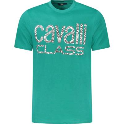 Cavalli Class triko s krátkým rukávem tyrkysová