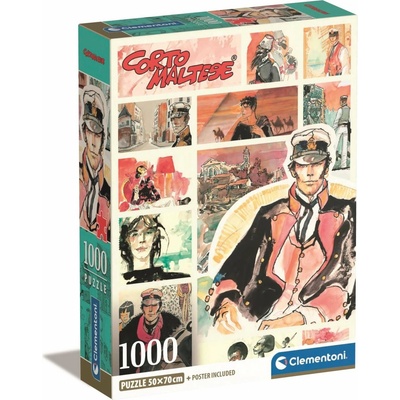 Clementoni Corto Maltese Daleká cesta 1000 dielov