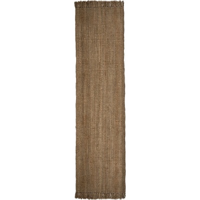 Flair Rugs Ръчно изработена ютена пътека в естествен цвят 60x150 cm Jute Boucle - Flair Rugs (503119374805)