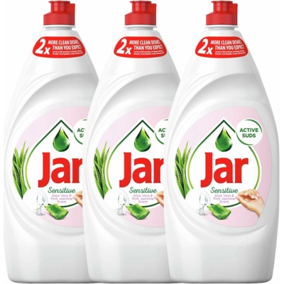 Jar prostriedok na umývanie riadu Aloe Vera & Pink Jasmine 3 x 900 ml