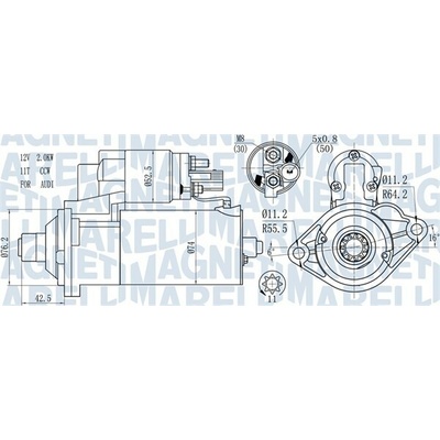 Štartér MAGNETI MARELLI 063721512010