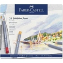 Pastelky Faber-Castell 114624 Goldfaber Aqua akvarelové plechová krabička 24 ks