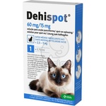  Dehispot спот он за котки срещу паразити 60/15 мг за котки със среден размер