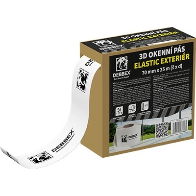 Den Braven 3D okenní pás elastic exteriér 70 mm × 25 m
