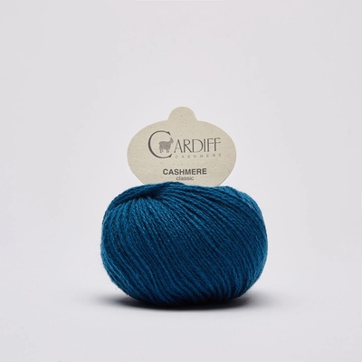 CASHMERE CLASSIC Cardiff Cashmere Farby CASHMERE: 526 petrol