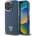 GUESS Луксозен калъф Guess PU Grained Triangle Logo MagSafe Case за iPhone 16 Pro Max - Blue