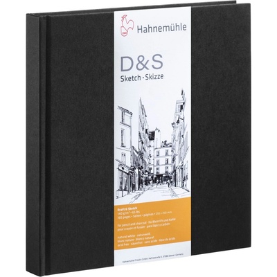 Hahnemühle D&S Draw & Sketch Скицник 160 25 x 25 cm 140 g Black (17.4111)