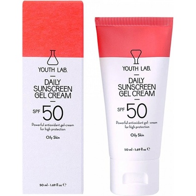 Youth Lab Daily Sunscreen Gel Cream Spf 50 Oily Skin Слънцезащитен продукт унисекс 50ml