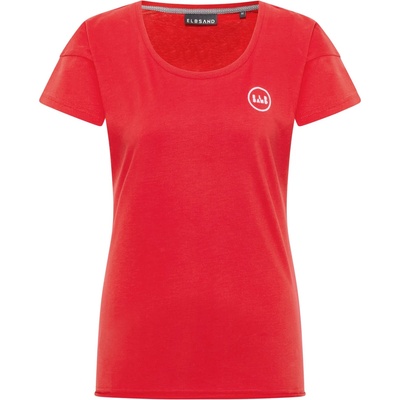 ELBSAND Дамска тениска ELBSAND Women's Ragne T-Shirt - Barberry - размер XL (916-2464-1415)