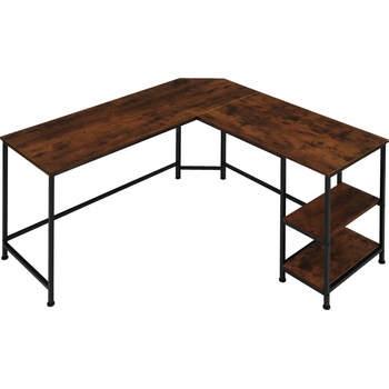 tectake 404231 písací stôl hamilton industrial tmavé drevo