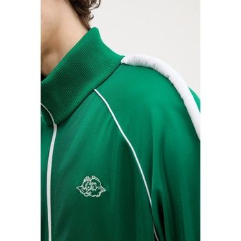 Fiorucci Суичър Fiorucci Puffy Piping Angel Track Sweatshirt в зелено с апликация U02SPSZI270PL01GN02 (U02SPSZI270PL01GN02)