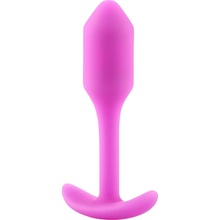 b Vibe Snug Plug 1 análny kolík s vnútornou záťažou 55 g ružový