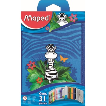 Maped Несесер с пособия Maped Tatoo - Jungle, 1 цип (967814)