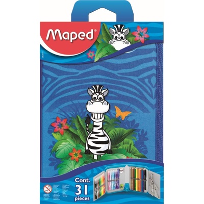 Maped Несесер с пособия Maped Tatoo - Jungle, 1 цип (967814)