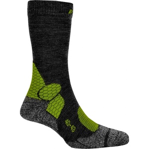 P. A. C P. A. C. Дамски туристически чорапи P. A. C. Women's 4.1 Trekking Merino Stability Walking socks - Anthracite / Forest - размер 35-37 (EU) (201-8964-0211)