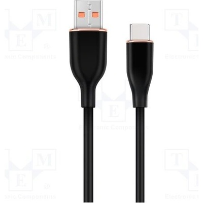 Gembird CC-USB2S-AMCM-1.5M-BK USB 2.0 USB A vidlice USB C vidlice 1,5m