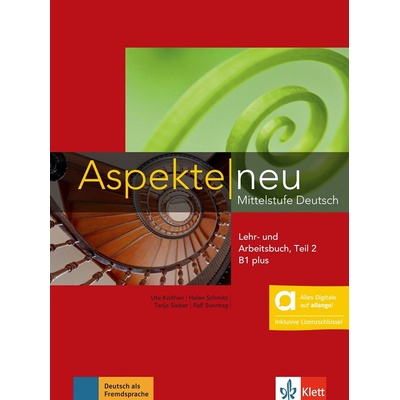 Aspekte neu B1+ – Hybride Ausgabe – Lehr./Arbeitsbuch Teil 2 + MP3 allango.net + Lizenz (24 Monate)