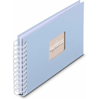 Hama album klasické spirálové FINE ART 24x17 cm, 50 stran, lagoon, bílé listy – Zboží Dáma