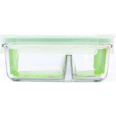 Glasslock Sklenená duo dóza 670ml