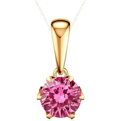 Savicki Prívesok The Journey žlté zlato ružový laboratórny diamant TJ Z01 BR 050 LABPINK Z