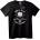 NOONEBRAND Тениска DJ Skull Слушалки - 2XL, Black