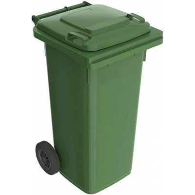 HTI Plastová popelnice 120 l, zelená
