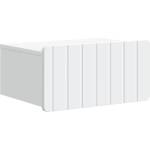 vidaXL Спален шкаф с монтаж на стена с чекмедже Бяло 49 x 34, 5 x 24 см (898275)