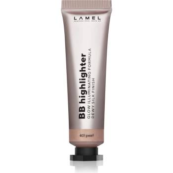 LAMEL Insta BB Highlighter кремообразен озарител цвят 401 Pearl 10ml