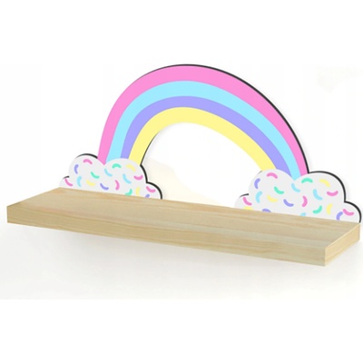 Vulpi Drevená polička Dúha