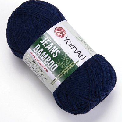 YarnArt Jeans Bamboo 125 - tmavá modrá